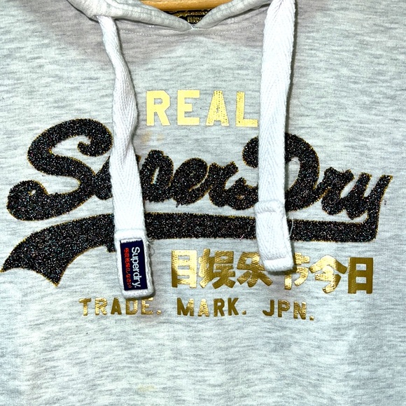 SUPERDRY SWEATSHIRT IN LIGHT GREY - Picture 2 of 6